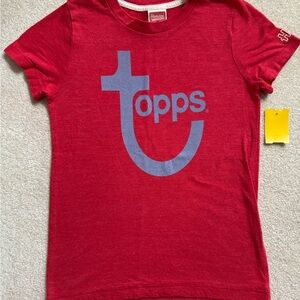 HOMAGE Red Graphic Tee Youth size 8 - Topps design